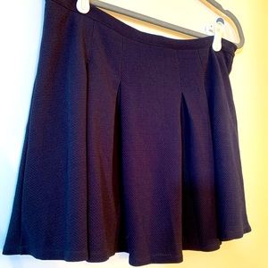 **NWT** Navy Pleated Skirt